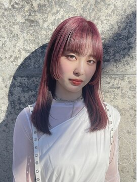 ピークアブー 銀座中央通り(PEEK-A-BOO) マッシュウルフ風◎甘め姫カット