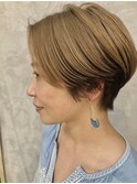 20代30代40代ハンサムショート前下がりショートボブ大人ショート