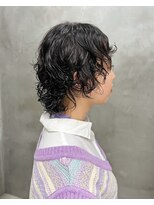 テトヘアー(teto hair) ウルフパーマ　スパイラル　オン眉