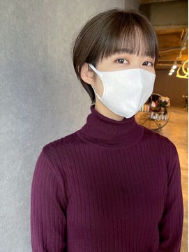 イトシテ 似合わせショート×透明感アッシュブラウン【本多身和子】