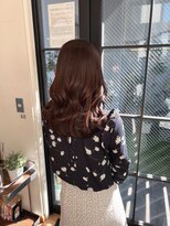 ディッシュ 五反田(dish)&nbsp;五反田駅美容室☆ルビーブラウン/美艶モテ髪/セミロング