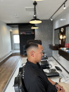 クリップスセカンド(CLIPS 2nd) gekisibu七三フェード