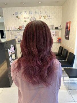 ヘアアンドビューティー クアトロ 戸祭店(QUATRO) バレイヤージュ