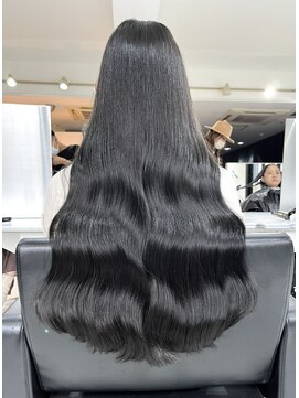 ブレンド 渋谷(BLend) 【Blend渋谷】大人気透明感コリアンブラックカラー　髪質改善