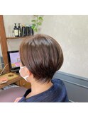 メリハリ耳掛けショート上品エレガント小顔【カミケン清明店】