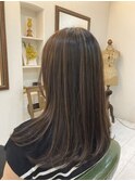 白髪ぼかしハイライト 2