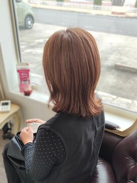 エルベ 内原店(elve) ハイライト×ベージュ