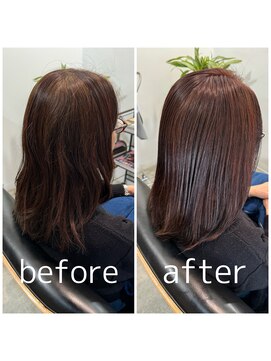 スピカ(SPICA) 【白髪ぼかし】ケアカラーコースお客様施術事例