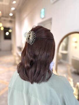 アンド ラ ブランシュ(&.La Blanche) カシスピンク/ピンクカラー/ヘアカラー/暖色カラー/髪質改善