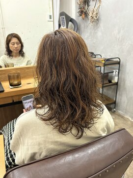 シエン 恵比寿(CIEN) レディースパーマ/スタイリング簡単ロングパーマ/ゆるふわパーマ