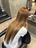 【超高濃度水素ケア】髪質改善ホリスティック縮毛矯正+カット+絹髪シルクTR