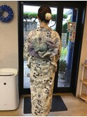 浴衣着付け