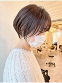 小顔似合わせカット愛されクールショート20代/30代40代50代/難波