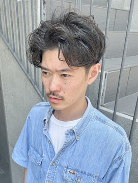 ロビー 表参道(ROBBY) 大人のメンズショートセンターパート