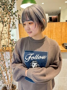 アンドファイン ヘアビューティー(＆Fine hair beauty) ミニボブ×お顔周りレイヤー