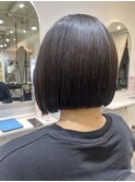 切りっぱなしボブ