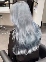 ベレーザ 渋谷(BELEZA)&nbsp;11187艶髪ネイビーブルーブルーシルバーストレートブルーカラー