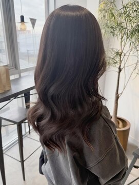 ザコーストバイネオリーブ 辻堂店(The coast by neolive) レイヤーロング×グレージュカラー