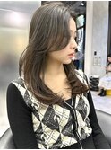レイヤーカット ロングレイヤー 韓国風レイヤー 顔まわりカット
