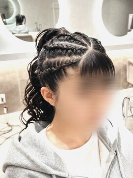 クランルシェ(clan luce) コーンロウ/心斎橋ヘアセット