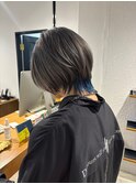＜yosuke＞ウルフカラー　ポイントカラー　シルバーカラー