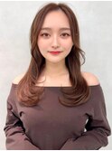 レイヤー/ネビージュ/韓国ヘア/イメチェン/縮毛矯正/中野/