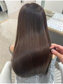 桑名ロングレイヤーカットハッシュカット透明感カラー重めロング