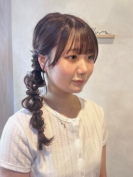 ブルーメ(Blume...) サイド編みおろしアレンジ♪