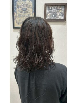 ヘアー ワークス ボナ 前橋店(HAIR WORKS bona.) 大人の色気あ触れる◎切りっぱなしウェーブ
