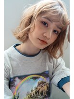 ホーミートウキョウ(HOMIE TOKYO)&nbsp;渋谷/おすすめ/小顔/オリーブグレー/ハイライトカラー/ブリーチ