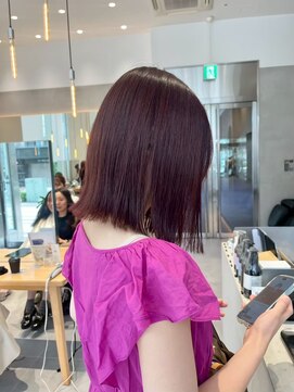 ガリカ 横浜(Gallica) 暖色カラー/カシスバイオレット×ボブ