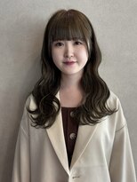 ソア 並木坂(Soa)&nbsp;韓国ヘア/顔周りカット/レイヤーカット/ベージュ/ロング