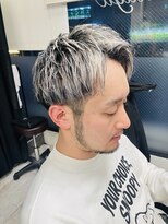 マジック 関目店(magic)&nbsp;ホワイトメッシュ刈り上げショート！