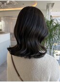 桑名ロングレイヤーカットハッシュカット透明感カラー重めロング