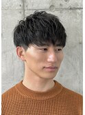 メンズマッシュ×パーマ