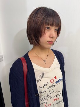 エン クラン バイ ヘッドライト たまプラーザ南口店(en. clan by HEADLIGHT) 江頭里穂/たまプラーザ/ボブ/ブラウンカラー/簡単スタイリング