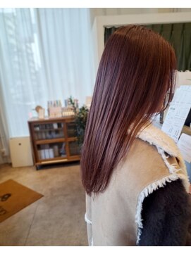 トイズファクトリー(Toys Factory) ピンクブラウン×ロング