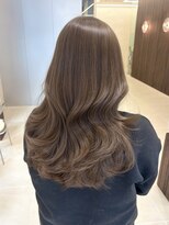 パルス ヨコハマ(PULSE yokohama)&nbsp;横浜ブリーチなしダブルカラーオリーブベージュハッシュカット