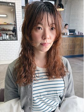 ドゥーア 代官山(Door) #ロングパーマ#パーマロング#ミディアムパーマ#ウェーブヘア