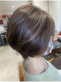 大人ショート　　調布　仙川　前下がりショート