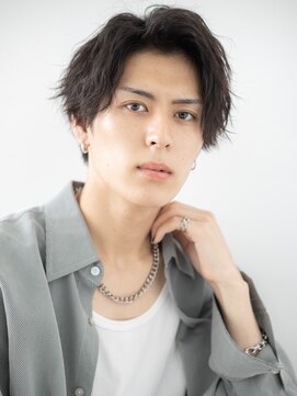 モッズヘア メン 上尾東口店(mod's hair men) かき上げ波巻きシャドウパーマカジュアル無造作マッシュg上尾