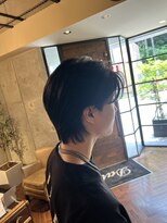 ユキオ ダル(Yukio Dal)&nbsp;大人センターパートマッシュ×ニュアンスパーマ