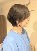 くびれショート/白髪ぼかしハイライト/40代/50代/60代/金沢八景