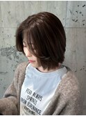 【shibu】くびれレイヤーボブ×アッシュベージュ