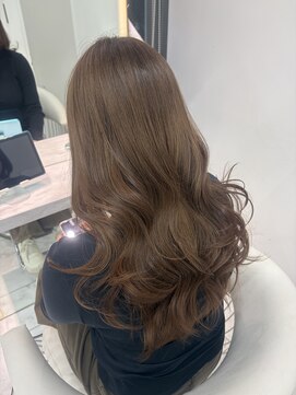 ロンドルピナス 小倉(Lond Lupinus) 縮毛矯正/ワンホンレイヤー/ミルクティーブランド/ダークブルー
