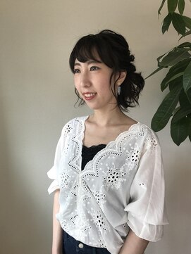 ロカット サロン(Roquat Salon) ショート大人可愛いボブアレンジ【ヘアセット　立川/立川南口】