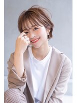 ケイト(kate) 【kate 大宮】エッジショート×ミルクティーベージュ