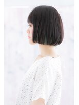 ミック ヘアアンドビューティー 大山店(miq  Hair&Beauty)&nbsp;アニメカラーで個性的☆インナーカラーワンカールボブa