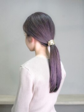 ジェム(GEM) ラベンダーグレージュ/ブリーチ2回