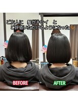 ルーミールーム(RoomieRoom)&nbsp;鶴園なおみ　の　髪質改善艶々美髪さらさら丸みシルエット
